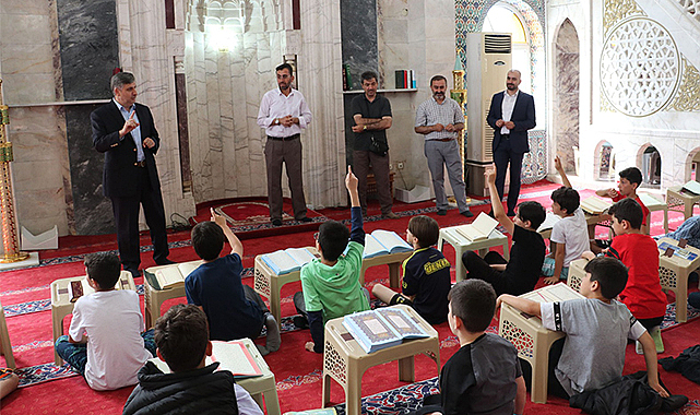 Havza Müftüsü Alıcı'dan Kur'an kurslarına ziyaret