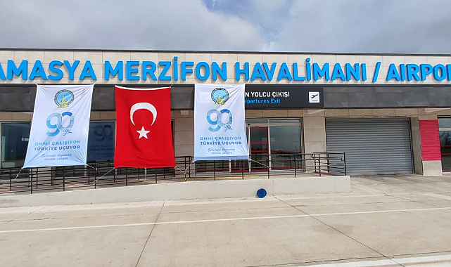 Merzifon Havalimanı 6 ayda 62 bin 24 yolcuyu ağırladı