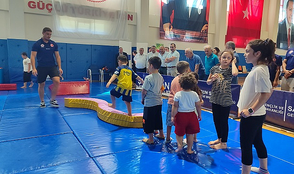 Salıpazarı’nda jimnastik kursu açıldı