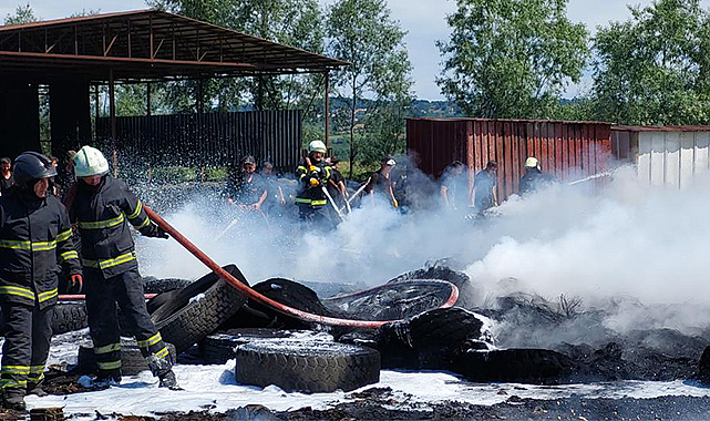 Tekkeköy'de yangın paniği! Dumanlar yükseldi