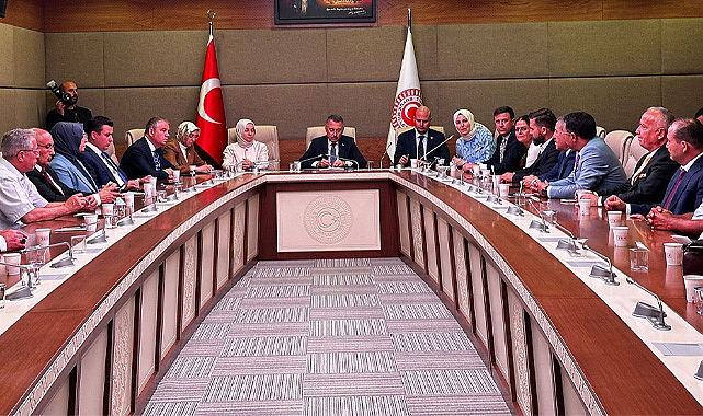 Samsun Federasyonları TBMM'de milletvekillerini ziyaret etti