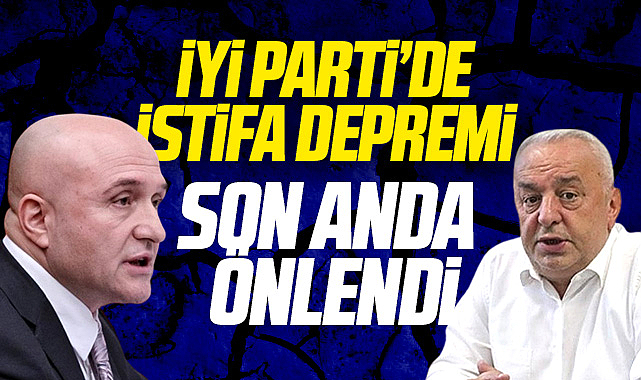 Samsun İYİ Parti'de deprem! 19 Mayıs İlçe Teşkilatı istifası son anda vazgeçildi