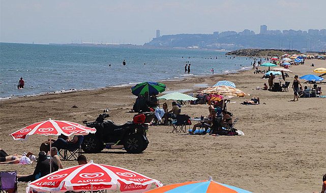 Samsun plajları hareketlendi
