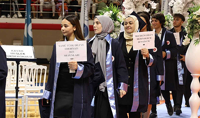 Samsun Üniversitesi'nde mezuniyet töreni
