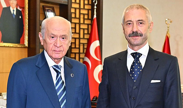 Sedat Şahin Bahçeli'yi ziyaret etti