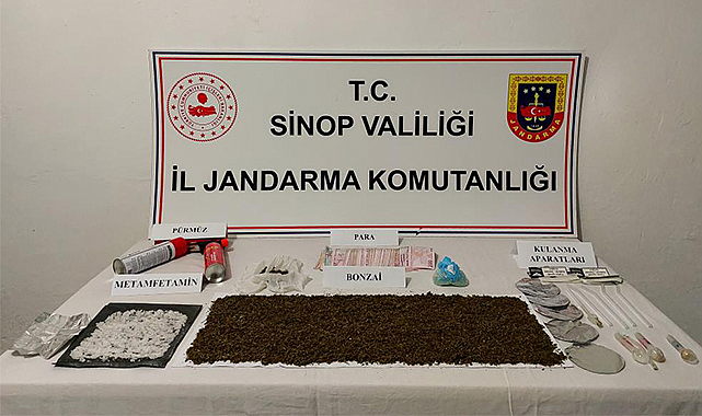 Sinop’ta uyuşturucu operasyonu: 2 gözaltı