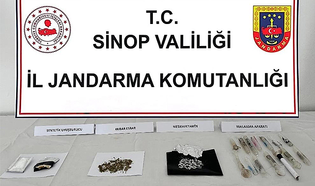 Sinop’ta uyuşturucu operasyonu