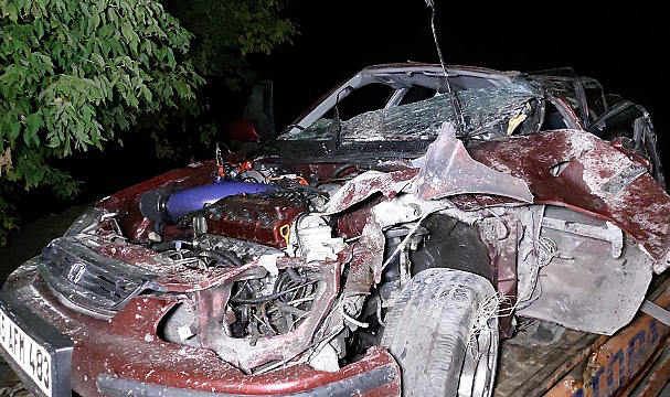 Tekkeköy'de feci kaza! Biri ağır 3 kişi yaralandı