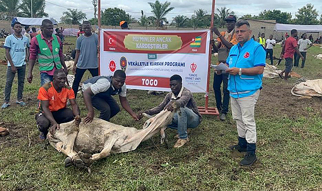 Togo’da yaşayan Müslümanlar Türk halkına minnettar