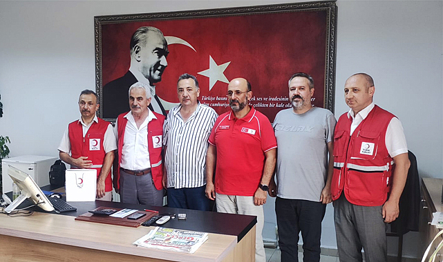 Türk Kızılay'dan Gazete Gerçek'e ziyaret