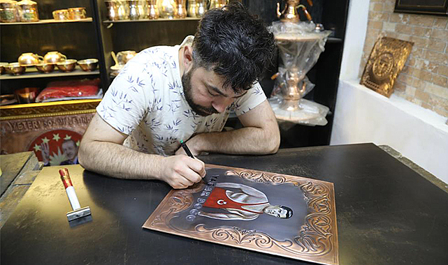 Unutulan meslek olan bakır işçiliğini yaşatıyor