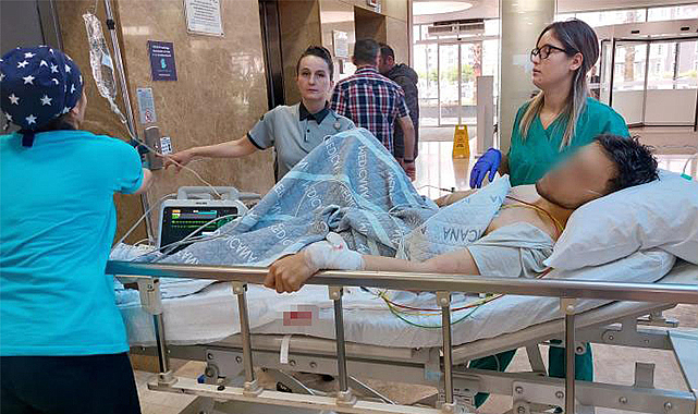 Yine Canik yine silahlı saldırı! 18 yaşındaki genç bacağından vuruldu