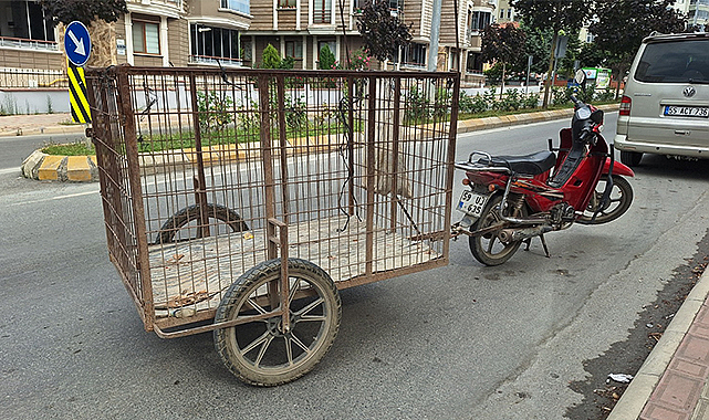 Bafra’da otomobil motosiklete çarptı