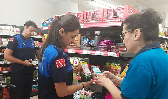 Canik’te zincir marketler mercek altında