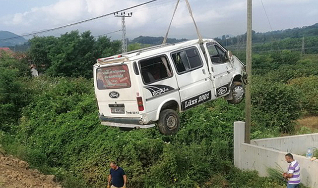 Çarşamba’da feci kaza: 13 fındık işçi yaralandı