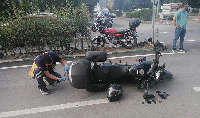 Çarşamba'da feci motosiklet kazası