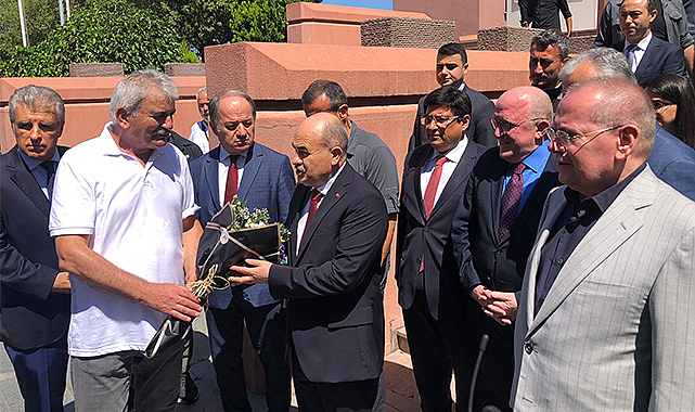 Çorum'a atanan Vali Dağlı Samsun'a veda etti