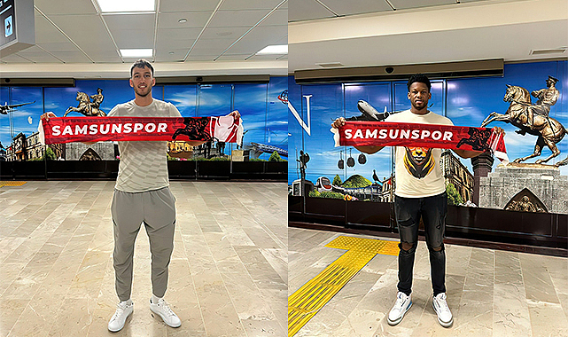 Dev adamlar Samsun’a geldi