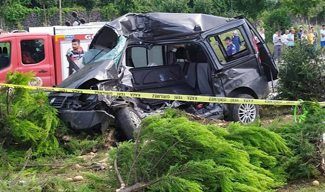 Giresun'da kırmızı ışık kuralına uymadı: 2 kişi kaza kurbanı!