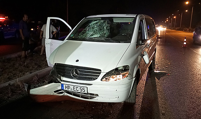 Hatalı ‘U’ dönüşü kaza nedeni! 2 yaralı