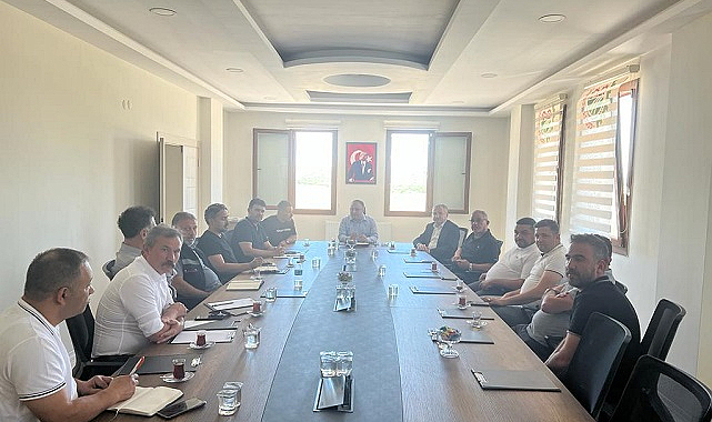 Havza Belediyespor yönetimi sanayiciler ile buluştu