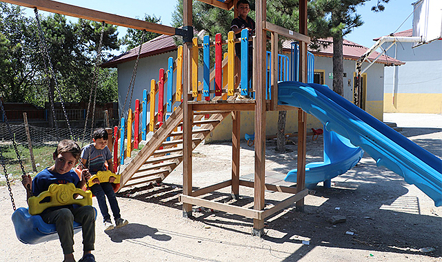 Havza’da kırsal mahallelere oyun parkı