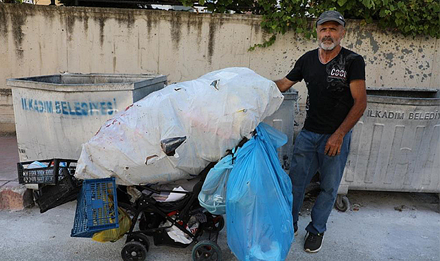 Maratoncunun yürek yakan dramı: Atık topluyor