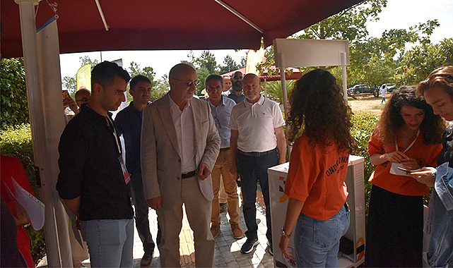 OMÜ’nün yeni öğrencilerini tebrik etti