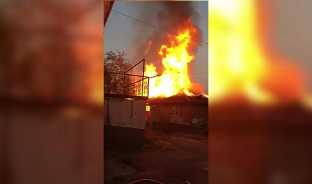 Prizde unutulan şarj aleti evi küle çevirdi