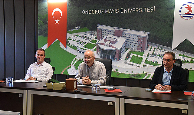 Rektör Ünal online formatta OMÜ’yü tanıttı