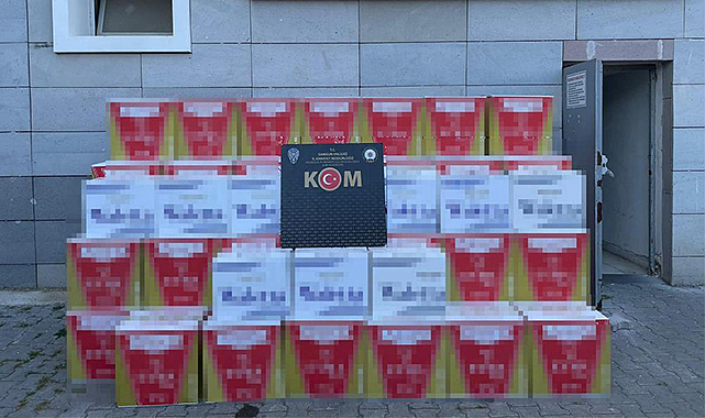 Samsun'da 1 milyon makaron ele geçirildi