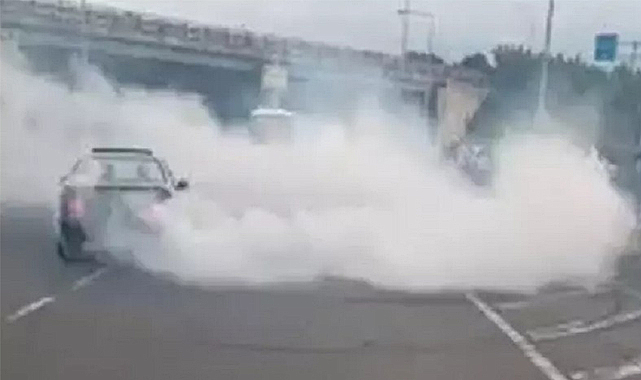 Samsun'da drift yapan sürücüye 20 bin para cezası