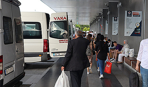 Samsun'da ilçe halk otobüsleri suç işliyor