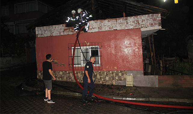 Samsun’da korkutan yangın: 1 yaralı