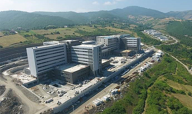 Samsun Şehir Hastanesi inşaatı yüzde 73'e ulaştı