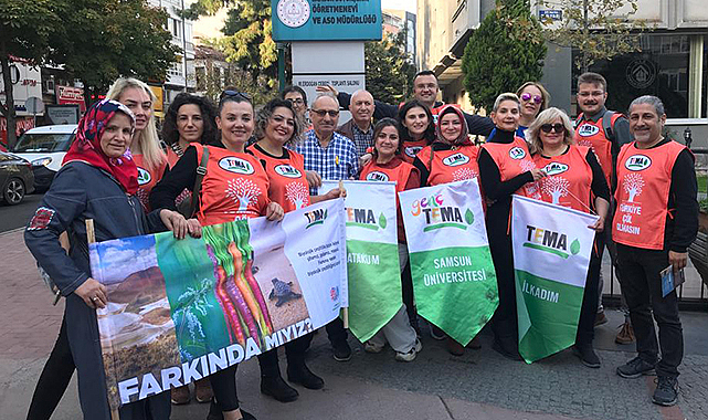 Samsun Tema'dan Akbelen'e destek