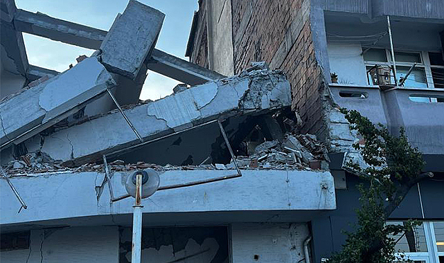 Samsun Valiliğinden yıkım sırasında zarar gören bina ile ilgili açıklama