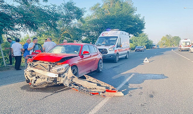 Samsun yolunda feci kaza!