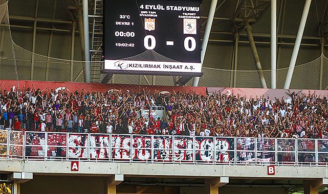 Samsunspor’a ilk maçtan ilk ceza!