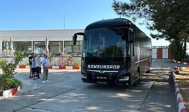 Samsunspor, Kayserispor maçı için yola çıktı