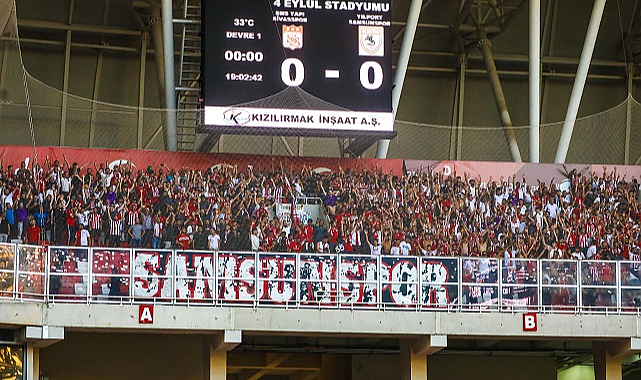 Samsunsporlu 1700 taraftar hiç susmadı