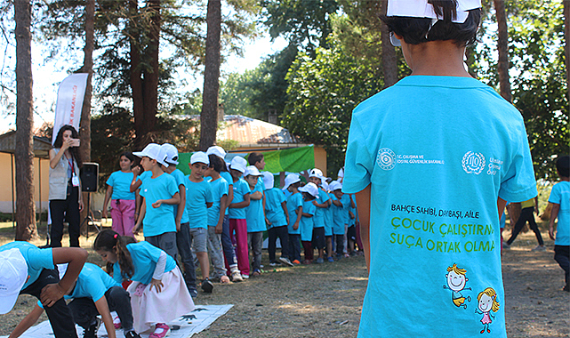Terme Belediyesi, çocukların yüzünü güldürüyor