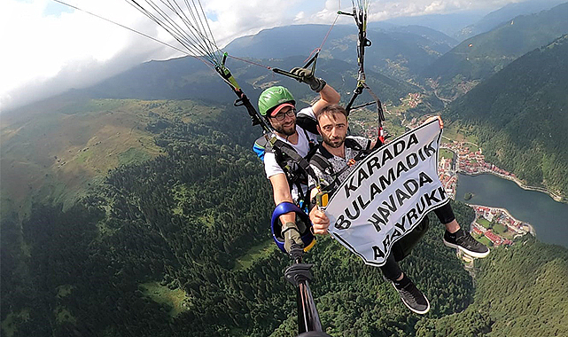 Trabzonlu eş adayını havada aradı