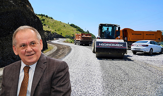 Yol iki kat genişletildi! Bir mahallenin daha yol çilesi bitti