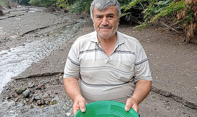 Zonguldak'ta dereden altın çıkarıyor: Avcılık yapıp hayvanlara zarar vermiyorum
