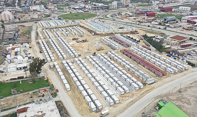 AFAD'dan Hatay'da görev yapacak öğretmenler için 6 bin 343 konteyner