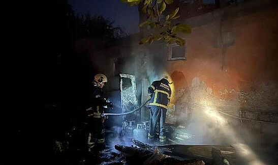Atakum’da alevler göğe yükseldi!