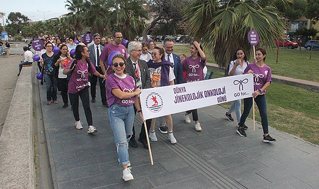 Atakum’da kanseri yenenlerden farkındalık yürüyüşü