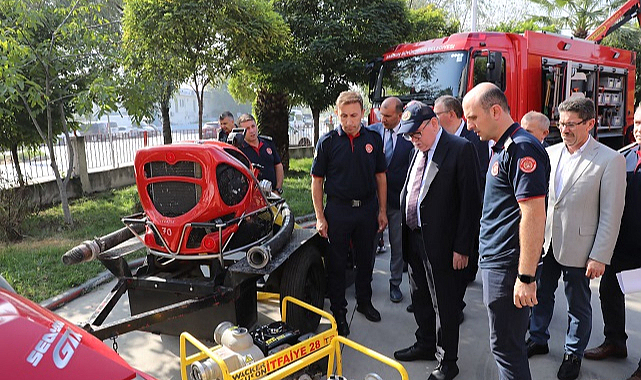 Başkan Demir itfaiye personeli ile buluştu