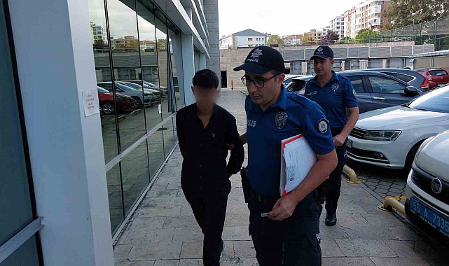 Canik'te sigara hırsızı kıskıvrak yakalandı